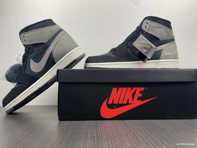 Particle Gore-Tex Retro 1 Grey Black Element Jordan High DB2889-001 0713